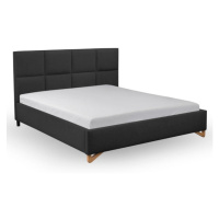 Čalouněná postel Avesta 180x200, černá, včetně matrace