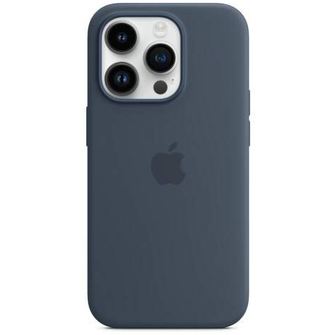 Silikonový kryt MagSafe pro Apple iPhone 14, storm blue