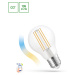 LED GLS A60 5W COG 230V CCT+DIM CLEAR WI-FI SPECTRUM SMART