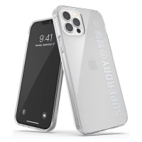 Kryt SuperDry Snap iPhone 12/12 Pro Clear Case silver 42591 (42591)
