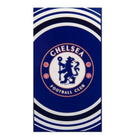 FotbalFans Osuška Chelsea FC, 100% bavlna, modro-bílá, 70 × 140 cm