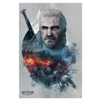 Plakát, Obraz - Zaklínač - Geralt, (61 x 91.5 cm)