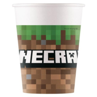 Minecraft party - Kelímky papírové 200 ml 8 ks