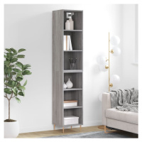 vidaXL Skříň highboard šedá sonoma 34,5x32,5x180 cm kompozitní dřevo