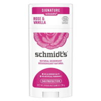 SCHMIDT'S Signature Růže + vanilka tuhý deodorant 58 ml