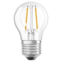 LED žárovka LED E27 P45 CL 4,8W = 40W 470lm 2700K Teplá 320° Filament Stmívatelná OSRAM SUPER ST