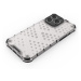Honeycomb pancéřové pouzdro se silikonovým rámem pro iPhone 14 PRO MAX 6.7" Black