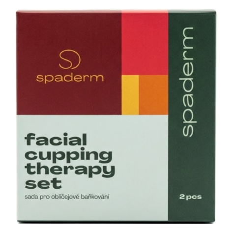 Spaderm Facial Cupping Therapy Set sada skleněných baněk na obličej 2 ks
