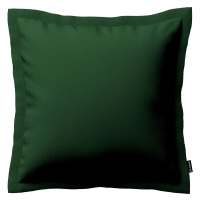 Dekoria Mona - potah na polštář hladký lem po obvodu, zelená, 45 x 45 cm, Quadro, 144-33