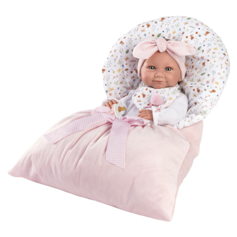 Llorens 73901 NEW BORN HOLČIČKA - realistická panenka miminko s celovinylovým tělem - 40 cm