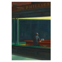 Obrazová reprodukce Nighthawks, Edward Hopper, 26.7 × 40 cm