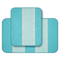 LineaDue WAYMORE - Koupelnová předložka modrá Rozměr: 40x50 cm+50x80 cm