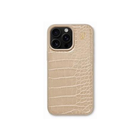 iDeal Of Sweden Ochranný kryt z veganské kůže s Magsafe pro iPhone 16 Pro Max Warm Beige Croco