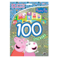 100 samolepek s omalovánkovými listy - Peppa pig