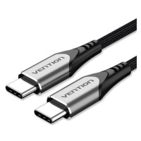 Vention Type-C (USB-C) 2.0 (M) to USB-C (M) Cable 2M Gray Aluminum Alloy Type