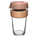 KeepCup Hrnek skleněný BREW CORK FRAPPE L 454 ml Béžová