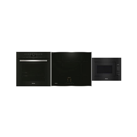 MIELE DGC 7351 Black Line + MIELE KM 7363 FR + MIELE M 2240 SC OBSW