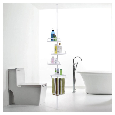 Rohovová polička do koupelny VASAGLE