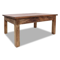 Konferenční stolek, masivní recyklované dřevo, 98x73x45 cm