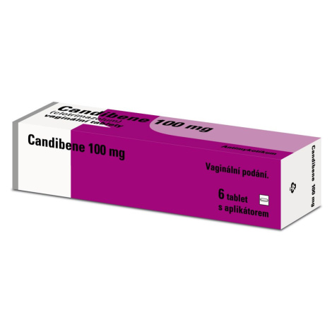 Candibene 100 mg 6 vaginálních tablet