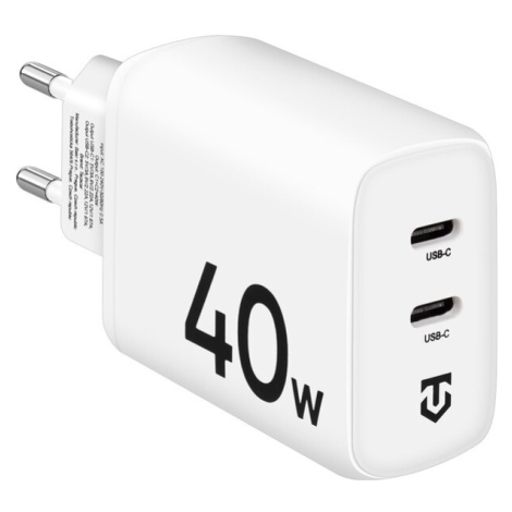 Tactical Base Plug Dual síťová nabíječka (40W) bílá