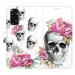 iSaprio flip pouzdro Crazy Skull pro Xiaomi Redmi Note 11 / Note 11S