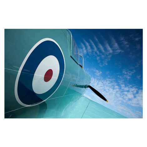Umělecká fotografie Spitfire Type 300 Prototype, Spod, (40 x 26.7 cm)