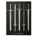 Obraz na plátně Game of Thrones - Swords, (60 x 80 cm)