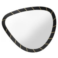 KARE Design Nástěnné zrcadlo Planos - černé, 65x77cm