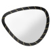 KARE Design Nástěnné zrcadlo Planos - černé, 65x77cm