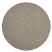 Vopi koberce Kusový koberec Nature světle béžový kruh - 200x200 (průměr) kruh cm