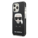 Karl Lagerfeld KLHCP13XTPEIKK hard silikonové pouzdro iPhone 13 Pro MAX 6.7" black Iconik Karl