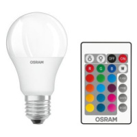 LED žárovka E27 OSRAM STAR+ CL A 9W (60W) s dálkovým ovladačem RGBW (teplá bílá 2700K) stmívatel