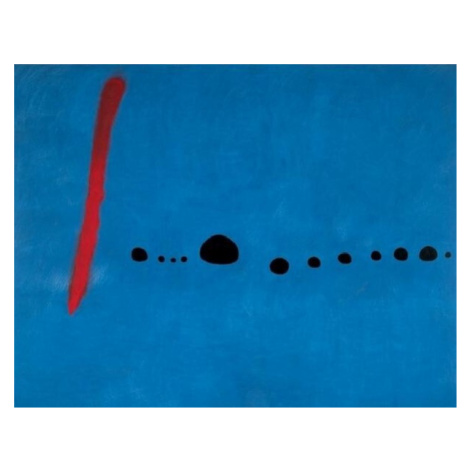 Umělecký tisk Modrá II, Joan Miró, 80 × 60 cm MIGNECO&SMITH