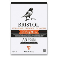 Blok Clairefontaine Bristol A3, 20 listů, 205 g Clairefontaine