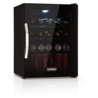 Klarstein Beersafe XL Onyx, lednice na nápoje, energetická třída E, LED, kovové mřížky, skleněné