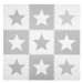 Ricokids Pěnová podložka velké pěnové puzzle šachovnice 180x180cm 9ks - hvězdičky