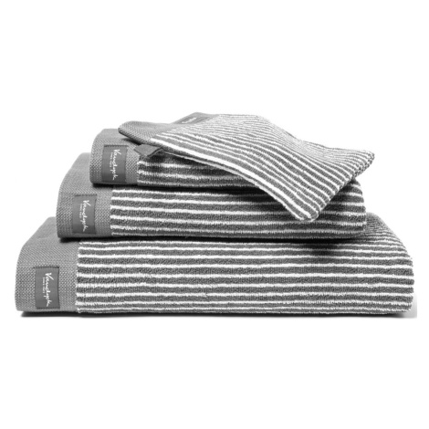 Vandyck Ručník Home Petit Ligne Mole grey - šedá - 70x140 cm