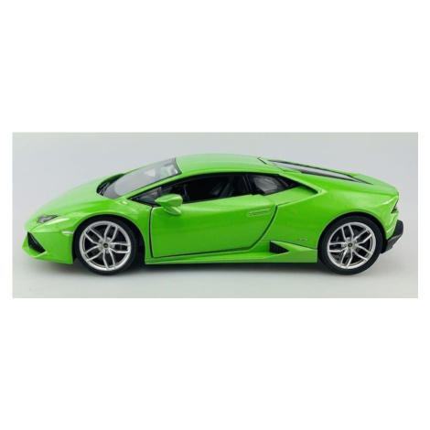 Welly kovový model lamborghini huracán coupé zelené 1:24