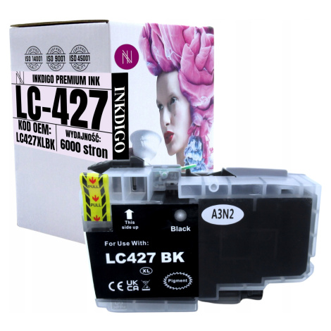 LC-427XLBK Náhradní Inkoust Pro Tiskárny Brother MFC-J5955DW J6955D J6959DW