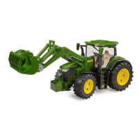 Bruder Traktor JOHN DEERE 7R 350 + čelní nakladač