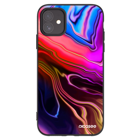 Silikonový černý obal pro Apple iPhone 11 - Electric