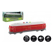 Lokomotiva/Vlak plast 23cm na baterie se zvukem se světlem 2 barvy v krabičce 27x11x8cm