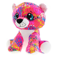 Leopard Rainbow Star Sparkle plyšový barevný 16cm sedící