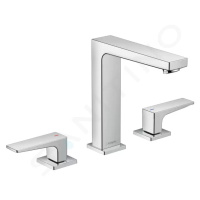 Hansgrohe 32515000 - Umyvadlová baterie s výpustí Push-Open, 3-otvorová instalace, chrom