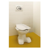 Geberit Kind - Dětské WC sedátko s integrovanými opěrkami, bílá 573360000