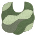 GRUND CARMEN - Koupelnová předložka zelená Rozměr: 80x140 cm
