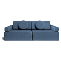 Rozkládací dětská pěnová pohovka a bunker SHAPPY PLAY SOFA ORIGINAL více barev Barva: Navy Blue