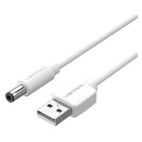 Vention USB to DC 5.5mm Power Cord 0.5M White Tuning Fork Type