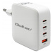 Qoltec Nabíječka do sítě 140W GaN 5-20V 2.5-5A 3xUSB-C Pd 1xUSB Qc 3.0